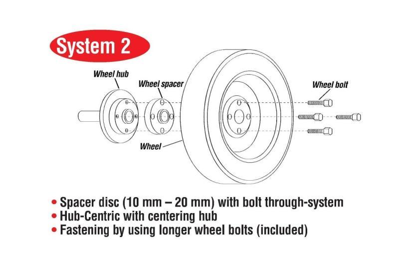Eibach Pro-Spacer System 25mm Black Spacer - 2015 Ford Mustang Ecoboost / V6 / GT - Image 2