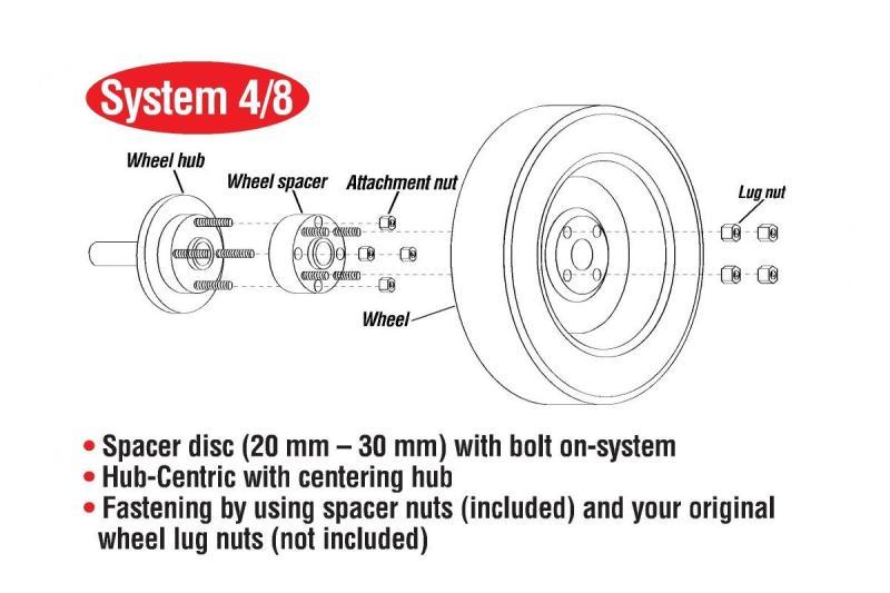 Eibach Pro-Spacer System 30mm Black Spacer - 2015 Ford Mustang Ecoboost / V6 / GT - Image 6