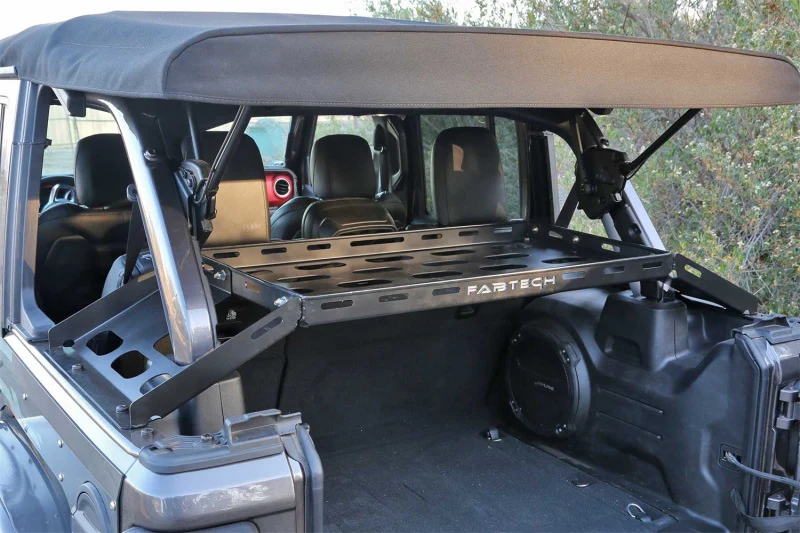 Fabtech 18-21 Jeep JL 4WD 4-Door Interior Cargo Rack - Image 4