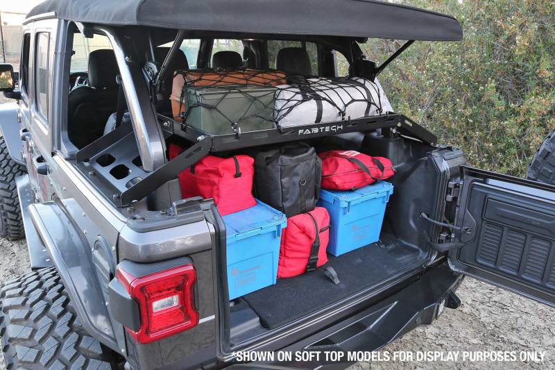 Fabtech 18-21 Jeep JL 4WD 4-Door Interior Cargo Rack - Image 6