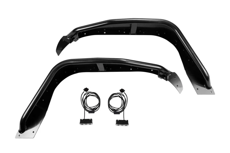 Fabtech 18-21 Jeep JL 4WD Front Steel Tube Fenders - Image 2