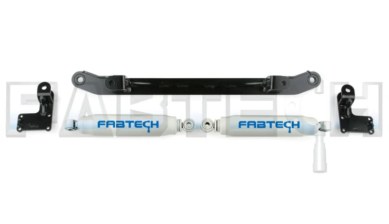Fabtech 99-03 Ford F250/350/Excursion 2WD Dual Performance Steering Stabilizer Kit - Image 2
