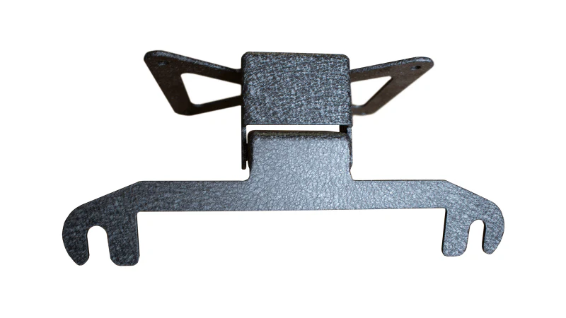 Fishbone Offroad 2018+ Jeep Wrangler JL - Black Aluminum Hawse Fairlead License Plate Mount - Image 10