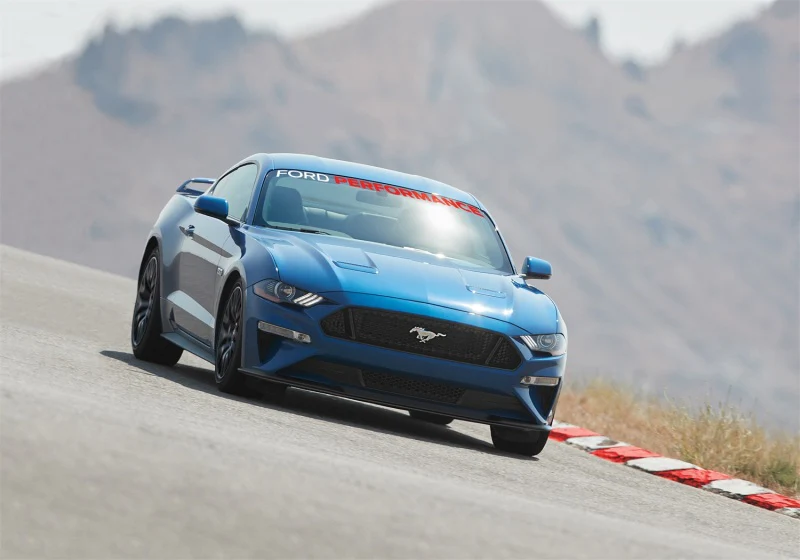 Ford Performance 2015-2017 Mustang Windshield Banner Ford Performance - White / Red - Image 3