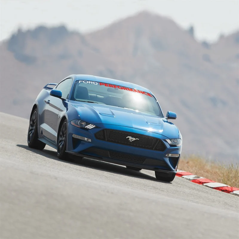 Ford Performance 2015-2017 Mustang Windshield Banner Ford Performance - White / Red - Image 4