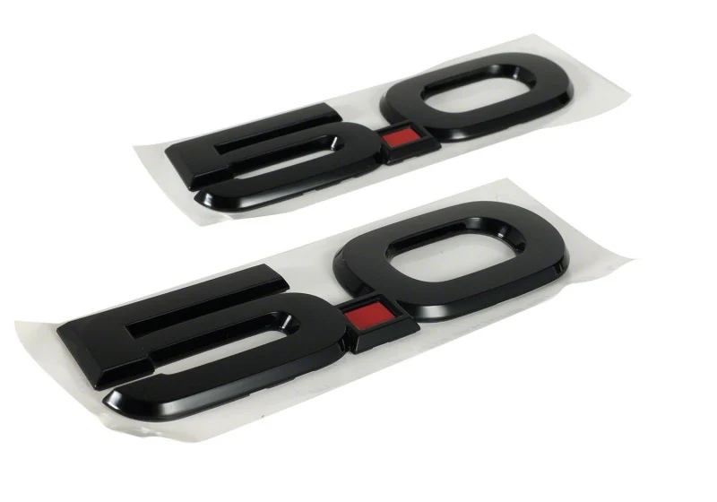 Ford Racing 15-17 Ford Mustang 5.0L Fender Emblem Black - Image 5