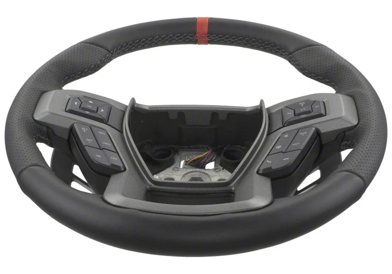 Ford Racing 15-18 F-150 Raptor Performance Steering Wheel Kit - Red Sightline - Image 4