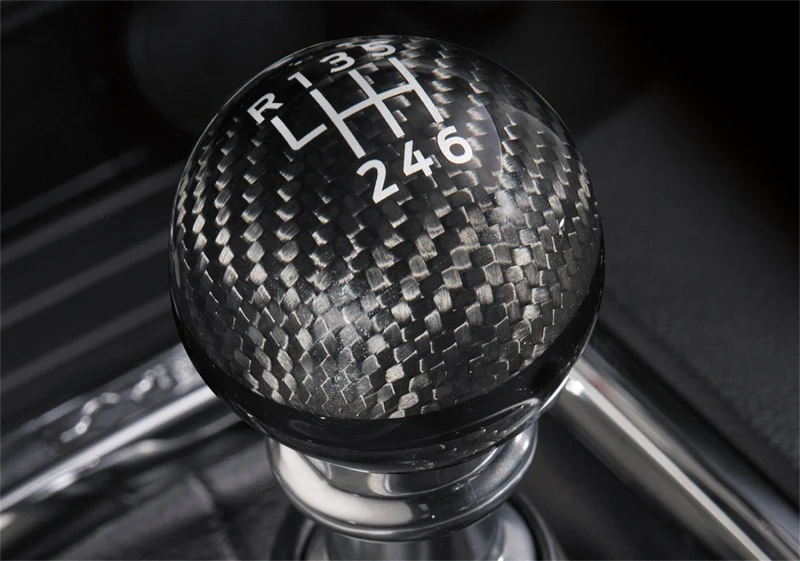 Ford Racing 15-25 Mustang Ford Racing Carbon Fiber Shift Knob 6 Speed - Image 3