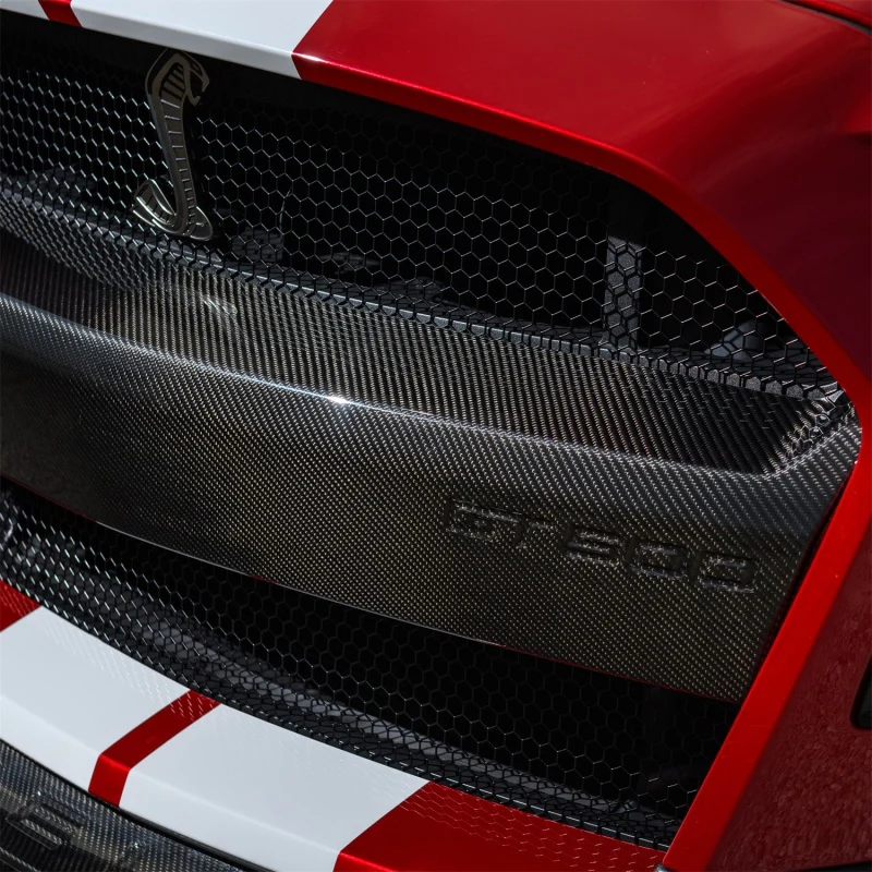 Ford Racing 20-21 Mustang GT500 Carbon Fiber Bumper Insert - Image 4
