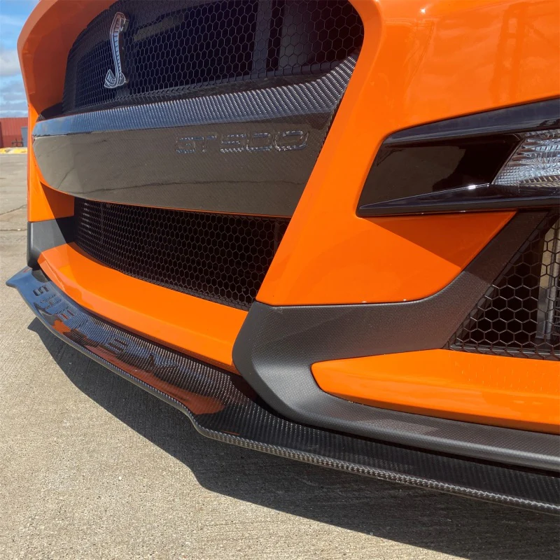 Ford Racing 20-21 Mustang GT500 Carbon Fiber Front Splitter Kit - Image 4
