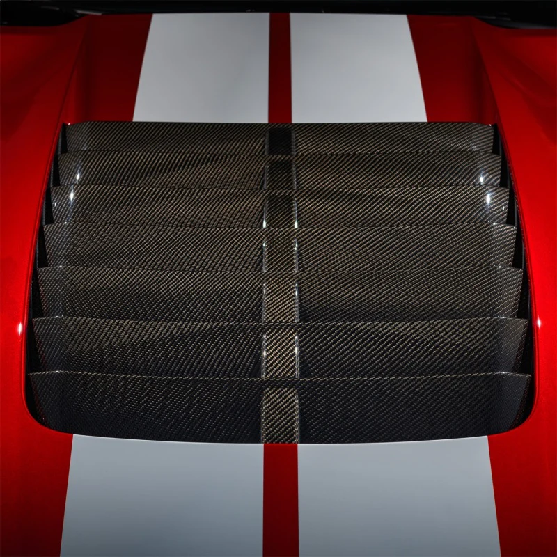 Ford Racing 20-22 Mustang GT500 Carbon Fiber Hood Vent Kit - Image 4
