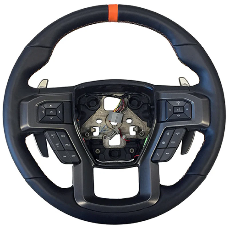 Ford Racing 2015-2017 F-150 Raptor Performance Steering Wheel Kit - Orange Sightline - Image 16