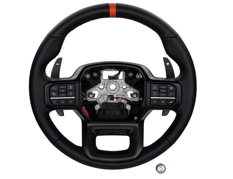 Ford Racing 2021+ F-150 Raptor Steering Wheel Kit - Black - Image 2