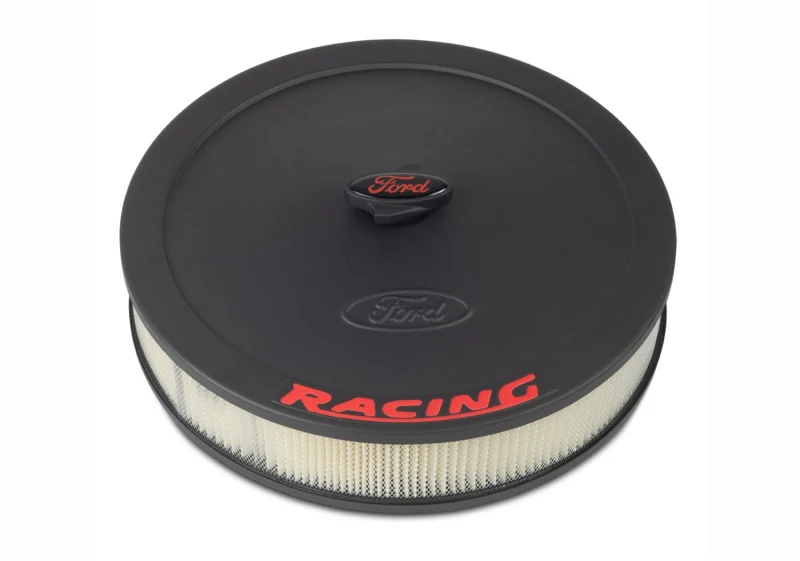 Ford Racing Air Cleaner Kit - Black Crinkle Finish w/ Red Emblem - Image 11