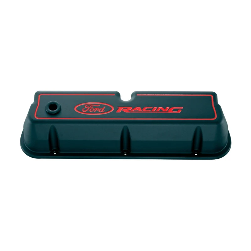Ford Racing Logo Die-Cast Black Valve Covers - Image 2
