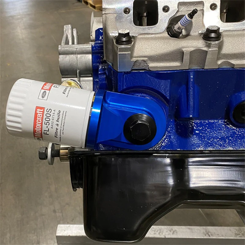 Ford Racing Push Rod V8 90 Degree Billet Oil Filter Adapter - Image 3