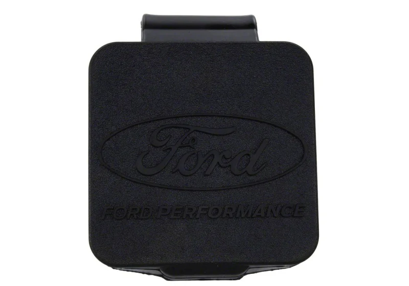 Ford Racing Rubber 2in Hitch Receiver Cover w/Ford Oval/Ford Performance Logo - Image 2