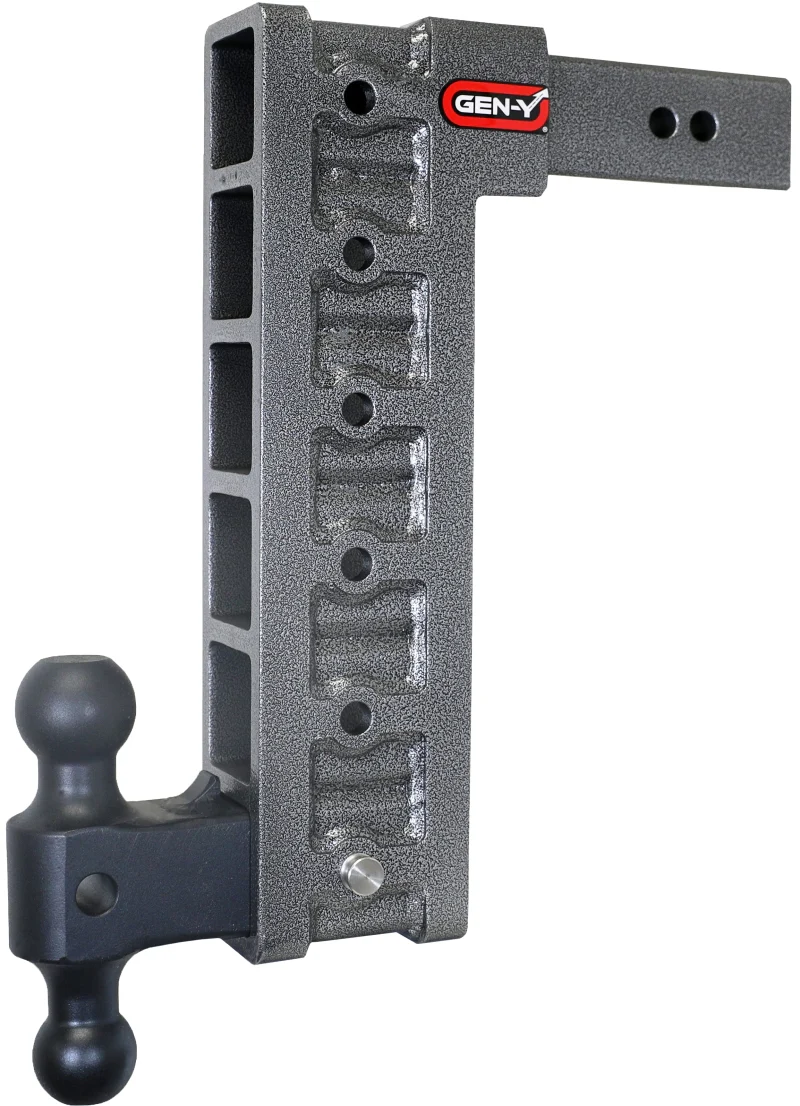 Gen-Y Mega Duty 2.5in Shank 15in Drop 3K TW 21K Hitch w/GH-061 Dual-Ball/GH-0101 Stabilizer Kit - Image 2