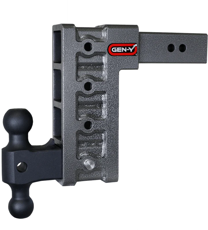Gen-Y Mega Duty 2.5in Shank 9in Drop 3K TW 21K Hitch w/GH-061 Dual-Ball - Image 2