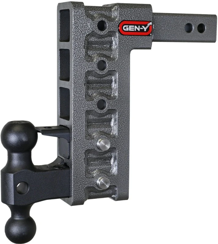 Gen-Y Mega Duty 2in Shank 10in Drop 2K TW 16K Hitch w/GH-051 Dual-Ball/GH-032 Pintle Lock - Image 5