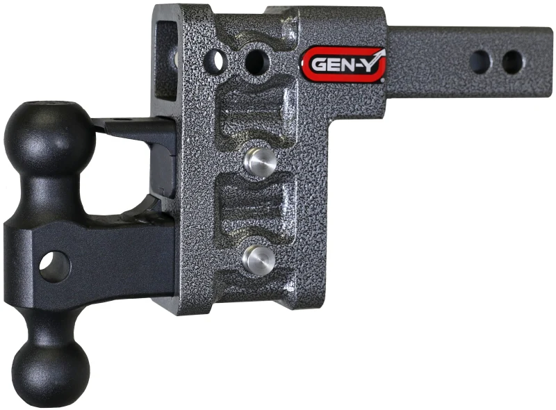 Gen-Y Mega Duty 2in Shank 5in Drop 2K TW 16K Hitch w/GH-051 Dual-Ball/GH-032 Pintle Lock - Image 5