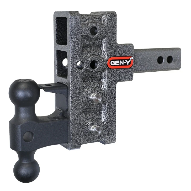 Gen-Y Mega Duty 2in Shank 5in Offset Drop 2K TW 16K Hitch w/GH-051 Dual-Ball/GH-032 Pintle Lock - Image 5