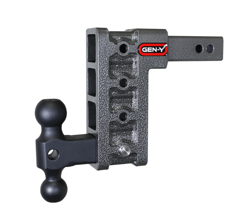 Gen-Y Mega Duty 2in Shank 7.5in Drop 1.5K TW 10K Hitch w/GH-031 Dual-Ball