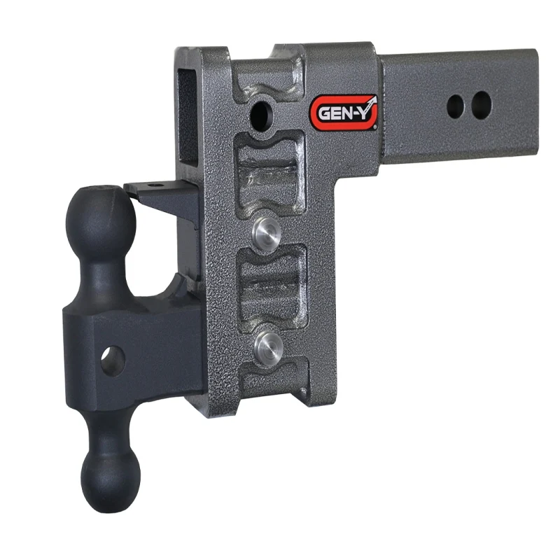 Gen-Y Mega Duty 3in Shank 6in Drop 3.5K TW 32K Hitch w/GH-0161 Dual-Ball/GH-0162 Pintle Lock - Image 5