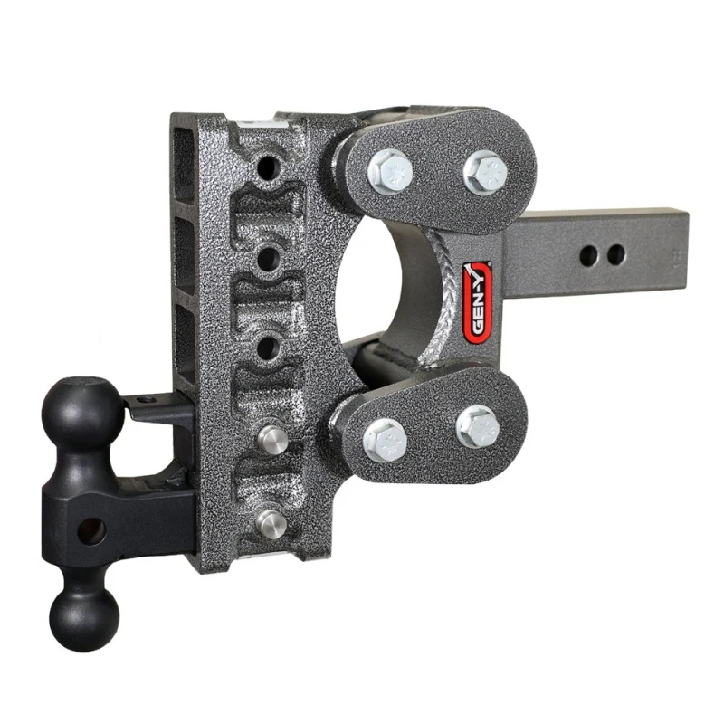 Gen-Y The Boss Torsion-Flex 2.5in Shank 7.5in Drop 16K Hitch w/GH-051 Dual-Ball/GH-032 Pintle Lock - Image 4