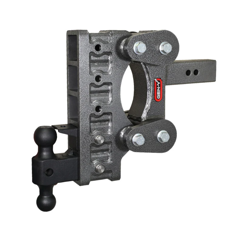 Gen-Y The Boss Torsion-Flex 2.5in Shank 9in Drop 21K Hitch w/GH-061 Dual-Ball/GH-062 Pintle Lock - Image 2