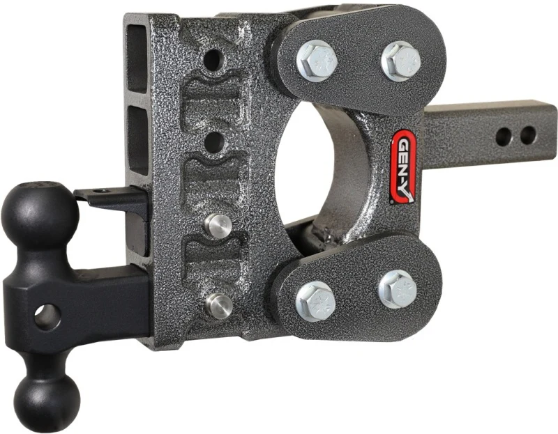 Gen-Y The Boss Torsion-Flex 2in Shank 5in Drop 10K Hitch w/GH-031 Dual-Ball/GH-032 Pintle Lock - Image 5