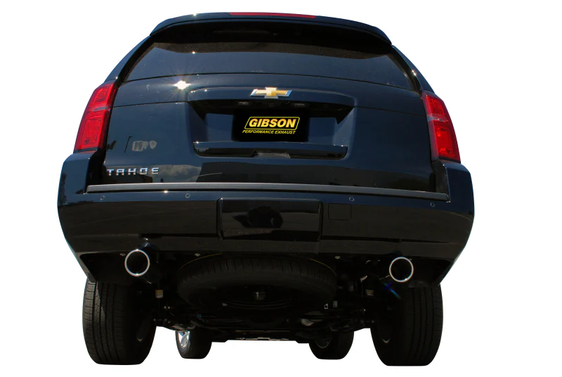 Gibson 10-19 Chevrolet Tahoe LS 5.3L 2.25in Cat-Back Dual Split Exhaust - Stainless - Image 3