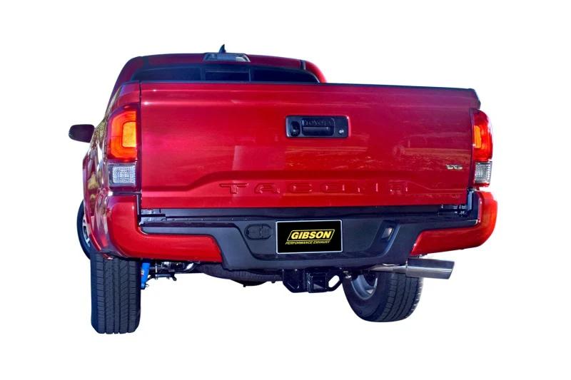 Gibson 16-22 Toyota Tacoma SR5 3.5L 2.5in Cat-Back Single Exhaust - Stainless - Image 2
