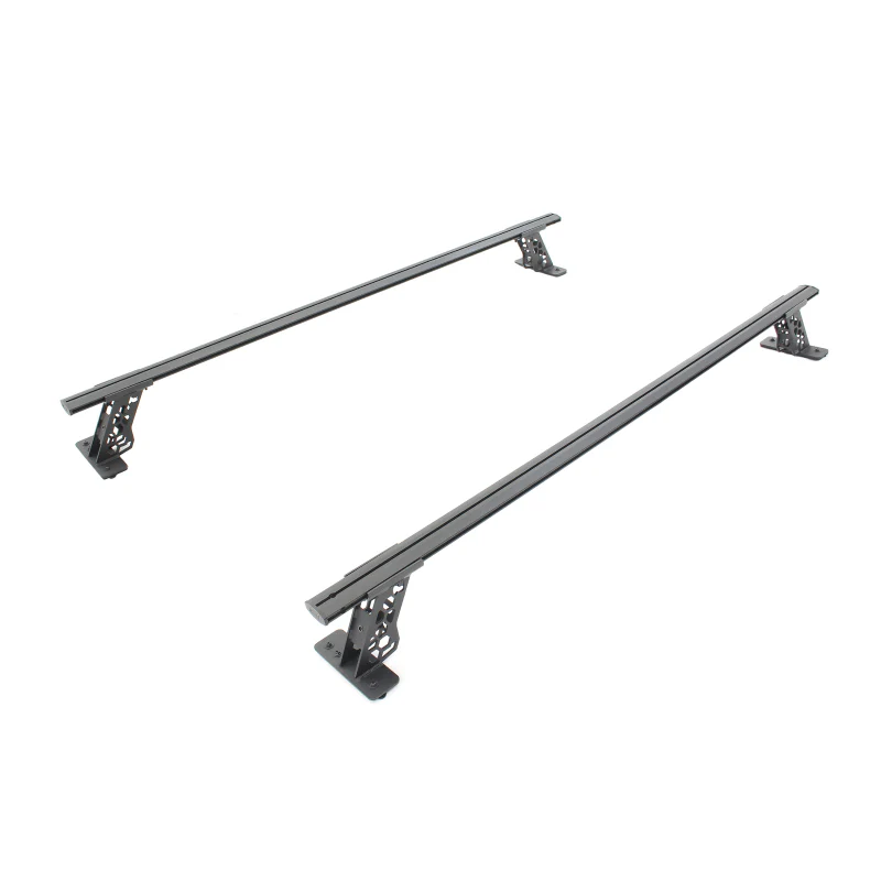Go Rhino 15-22 Ford F-150 / 07-21 Toy. Tundra XRS Cross Bars Kit - Tex Blk (Attch Tonneau Cvr T-Trk) - Image 2