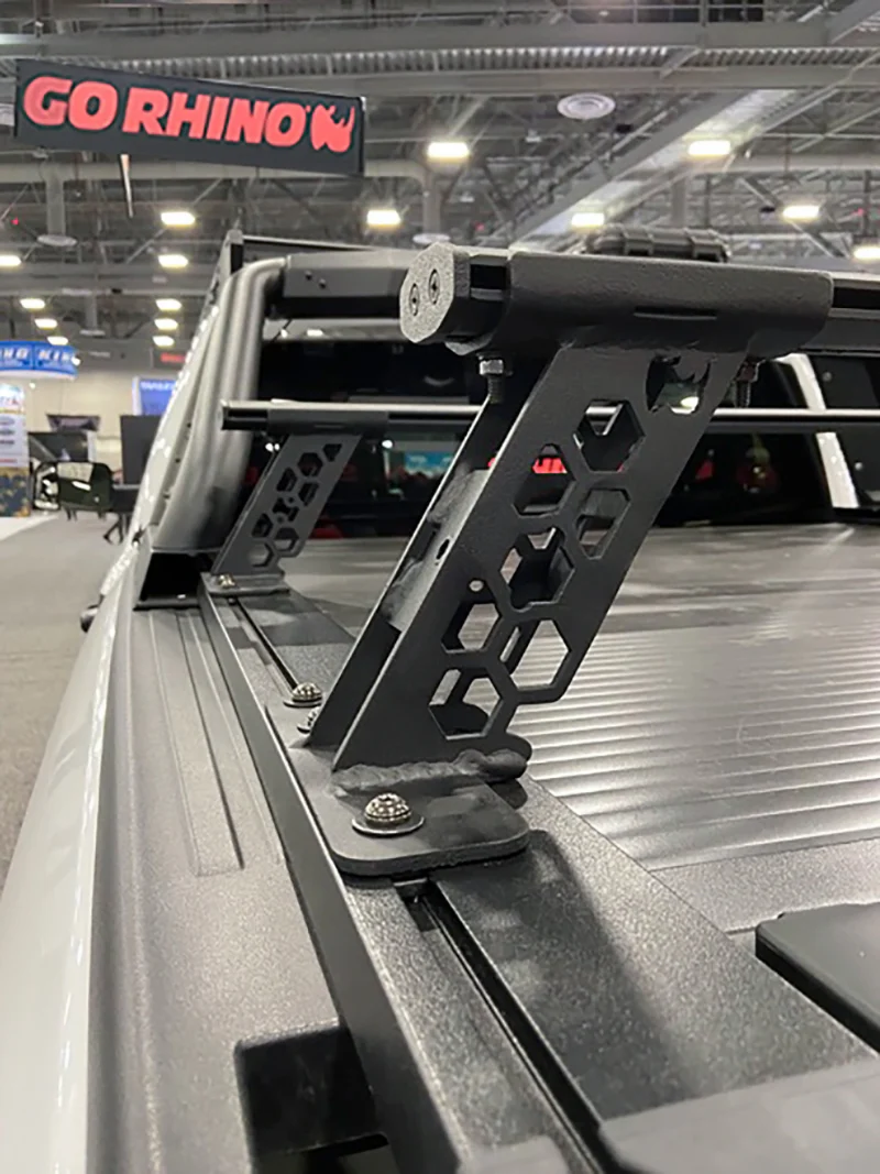 Go Rhino 15-22 Ford F-150 / 07-21 Toy. Tundra XRS Cross Bars Kit - Tex Blk (Attch Tonneau Cvr T-Trk) - Image 24