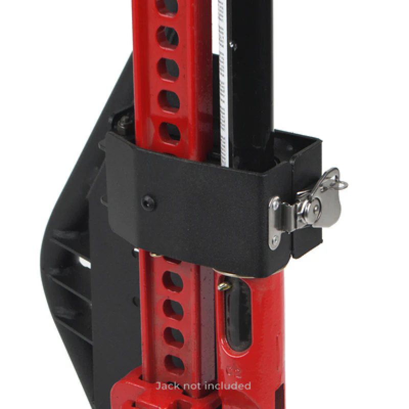 Go Rhino 18-24 Jeep Wrangler JL/JLU/JT Front Fender Jack Mount for Hi-Lift Jack - Tex. Blk - Image 10