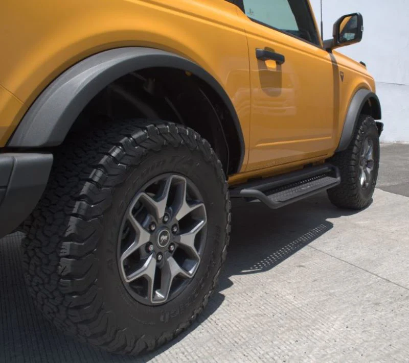 Go Rhino 2021+ Ford Bronco Dominator Extreme D1 Side Steps w/Brackets - Textured Black - Image 5
