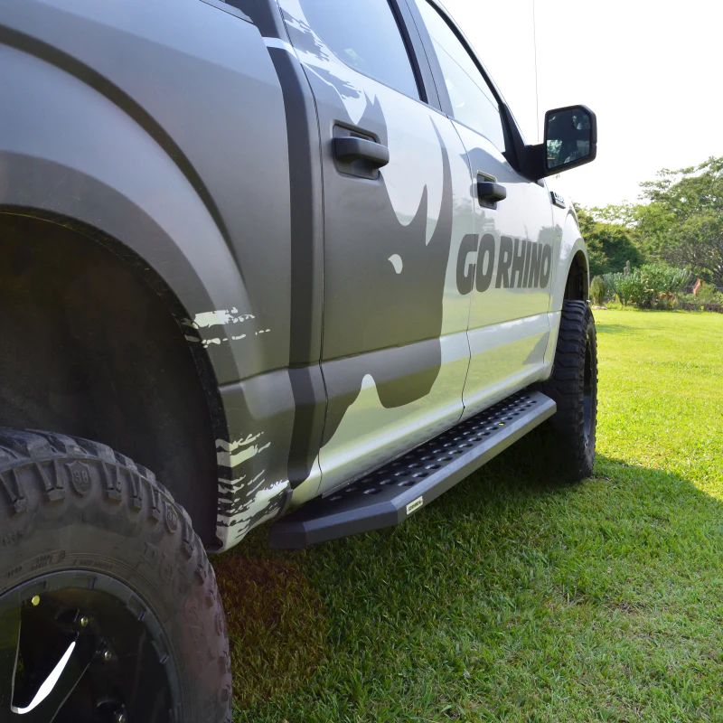 Go Rhino 2022 Toyota Tundra Crew Max 4dr RB20 Kit w/RB20 Running Board + Brkts - Tex. Blk - Image 5