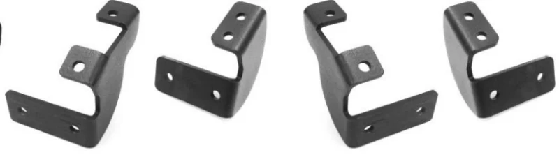Go Rhino 2022 Toyota Tundra Crew Max Brackets for Dominator Extreme SideSteps - Tex. Black - Image 2
