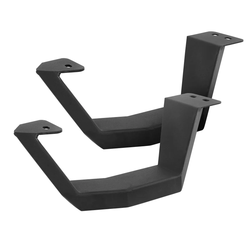 Go Rhino 2022 Toyota Tundra DC 4dr Kit w/RB20 Running Board + Brkts + 4 RB20 Drop Steps - Tex. Blk - Image 5