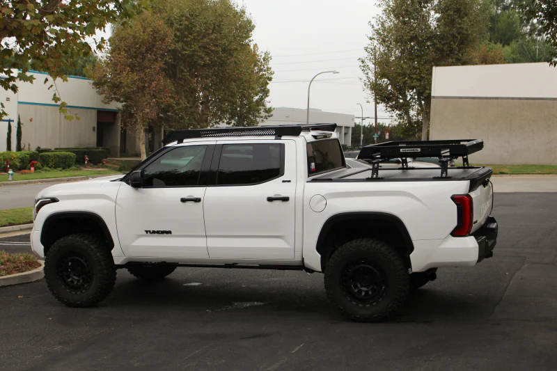 Go Rhino 22-23 Toyota Tundra CrewMax Ceros Low Profile Roof Rack - Tex. Blk - Image 17