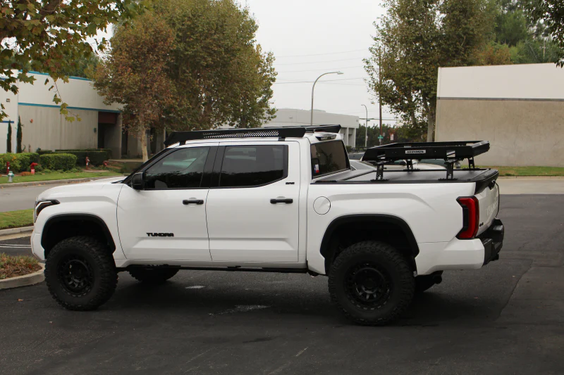 Go Rhino 22-23 Toyota Tundra CrewMax Ceros Low Profile Roof Rack - Tex. Blk - Image 18