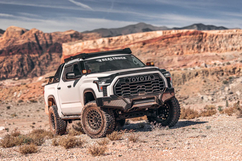 Go Rhino 22-23 Toyota Tundra CrewMax Ceros Low Profile Roof Rack - Tex. Blk - Image 19