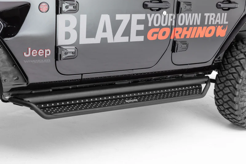 Go Rhino Dominator Extreme D1 Side Steps - Tex Blk - 87in - Image 7