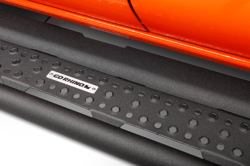Go Rhino Dominator Extreme D6 SideSteps - Tex Blk - 87in - Image 3