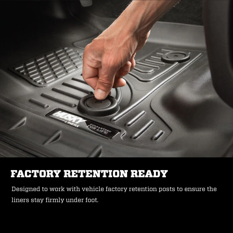 Husky Liners 03-08 Dodge Ram 1500/2500/3500 Quad Cab WeatherBeater Combo Black Floor Liners - Image 14
