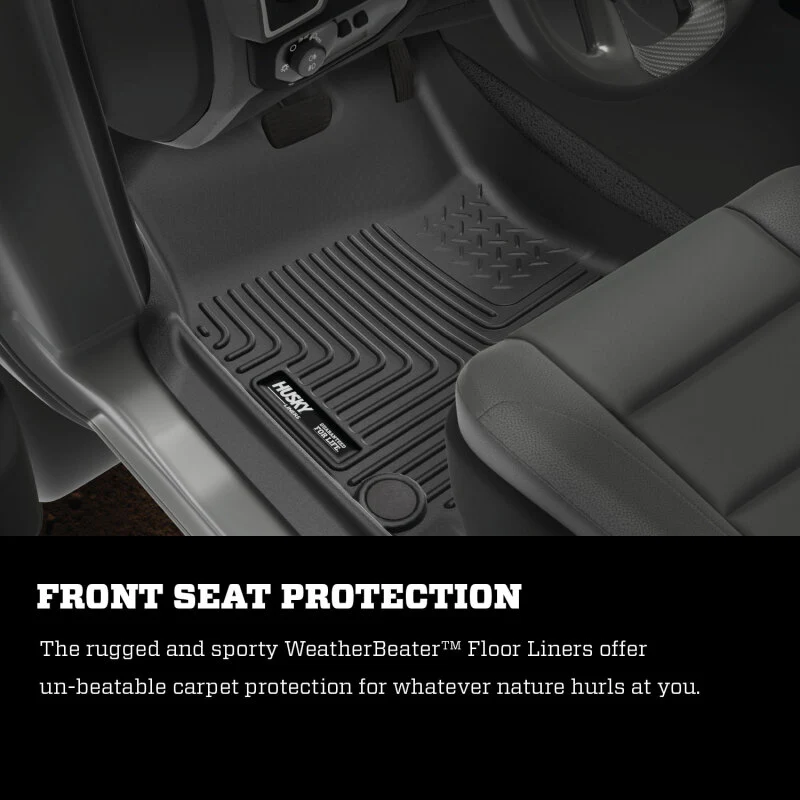 Husky Liners 03-12 Dodge Ram 1500/2500/3500 Series Regular/Quad Cab WeatherBeater Black Floor Liners - Image 10