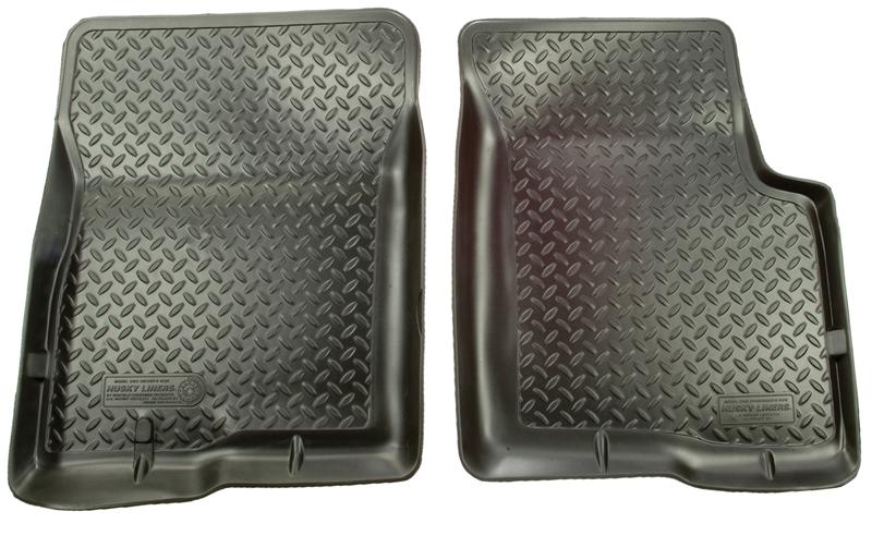Husky Liners 04-12 Nissan Armada/Titan/Infiniti QX56 Classic Style Black Floor Liners - Image 2