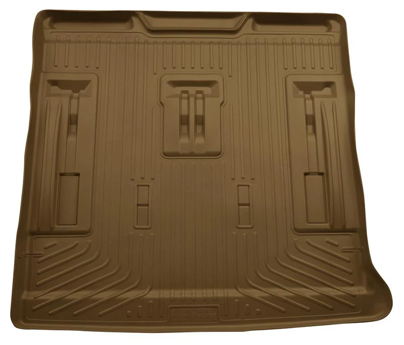 Husky Liners 07-13 GM Escalade/Suburban/Yukon WeatherBeater Tan Rear Cargo Liners - Image 5