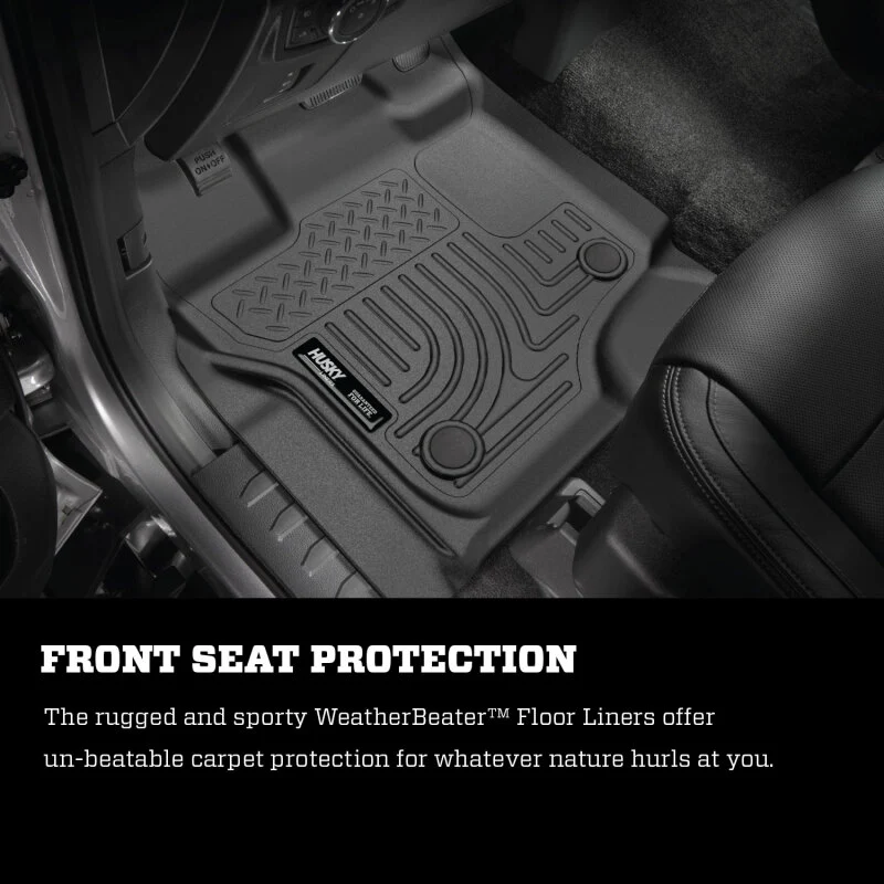 Husky Liners 08-10 Ford SD Crew Cab WeatherBeater Combo Tan Floor Liners (w/o Manual Trans Case) - Image 10